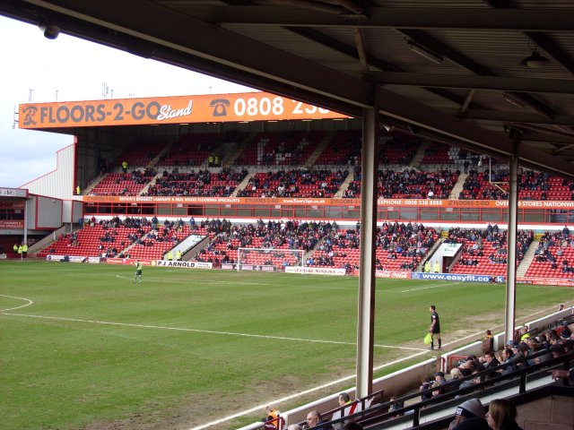 The Floors 2 Go Stand During the Match